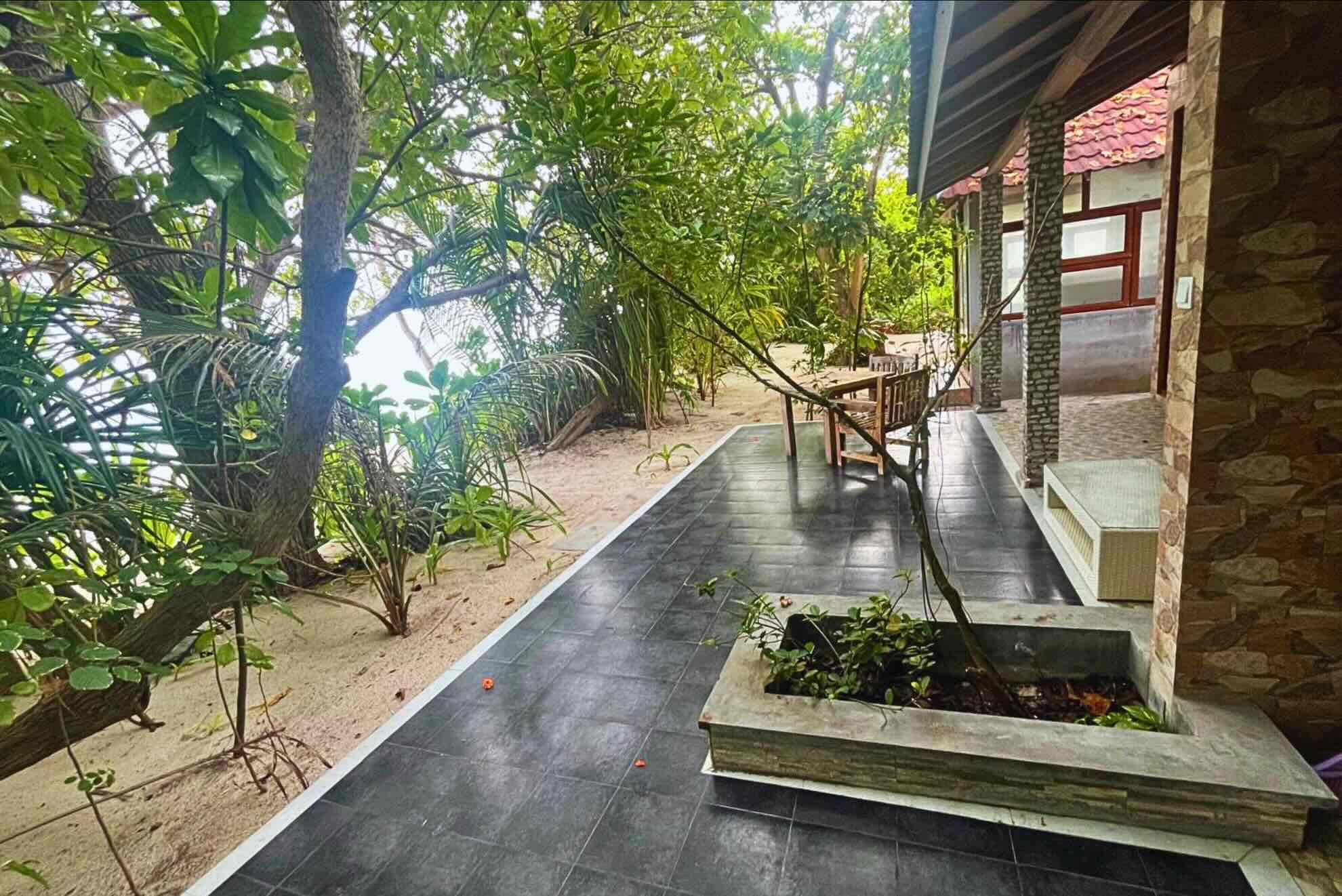 Kudafari Beach House – Terrasse mit Meerblick
